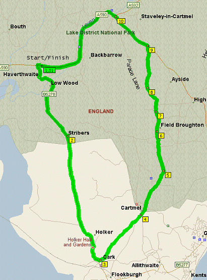 Circuit of Cartmel Route